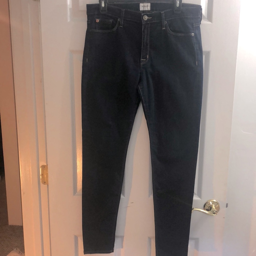 Hudson Dark Wash High rRise Skinny Jeans Like New Size 31